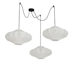 QAZQA hanglampen plu wit e27