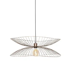 Hanglampen-QAZQA hanglampen pua bruin e27