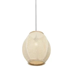 Hanglampen-QAZQA hanglampen rob wit e27