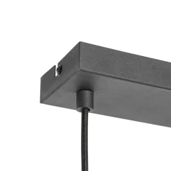 QAZQA hanglampen saffira zwart e27