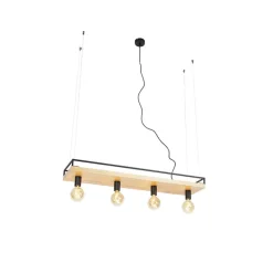 Hanglampen-QAZQA hanglampen shelf zwart e27