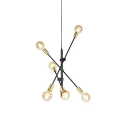 Hanglampen-QAZQA hanglampen sydney goudkleurig e27