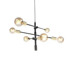 Hanglampen-QAZQA hanglampen sydney goudkleurig e27