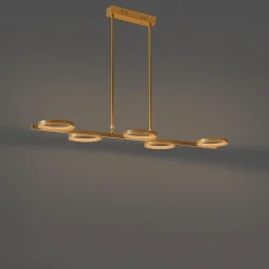 Hanglampen-QAZQA hanglampen vive goudkleurig geïntegreerde led