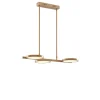 Hanglampen-QAZQA hanglampen vive goudkleurig geïntegreerde led