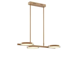Hanglampen-QAZQA hanglampen vive goudkleurig geïntegreerde led