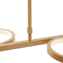 Hanglampen-QAZQA hanglampen vive goudkleurig geïntegreerde led