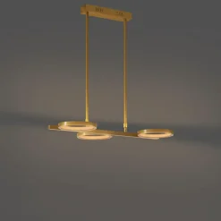 Hanglampen-QAZQA hanglampen vive goudkleurig geïntegreerde led