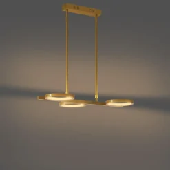 Hanglampen-QAZQA hanglampen vive goudkleurig geïntegreerde led