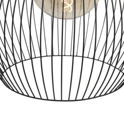Hanglampen-QAZQA hanglampen wire zwart e27