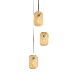 QAZQA hanglampen yvonne crème e27