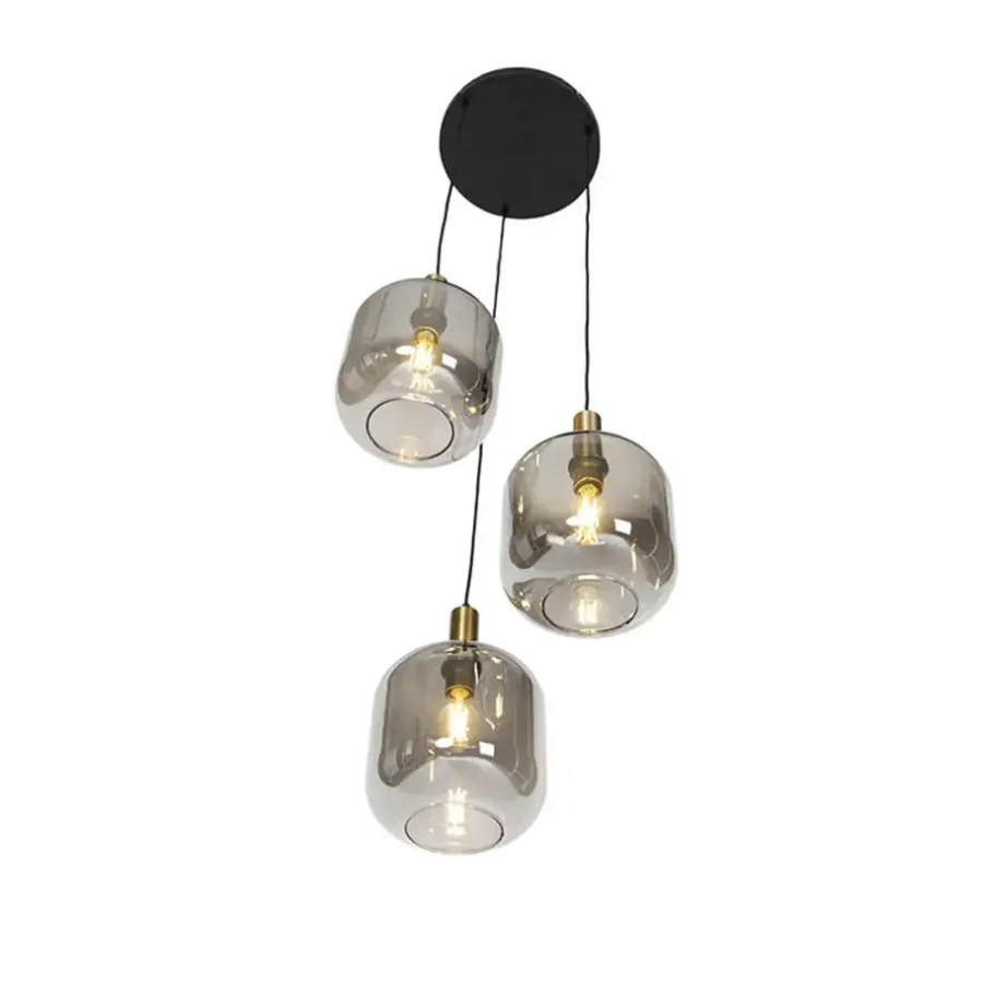 Hanglampen-QAZQA hanglampen zuzanna grijs e27