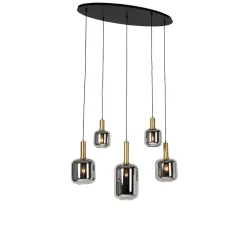 Hanglampen-QAZQA hanglampen zuzanna grijs e27