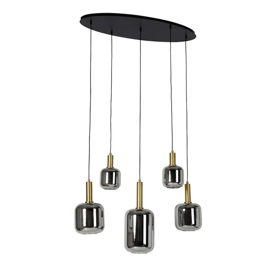 Hanglampen-QAZQA hanglampen zuzanna grijs e27