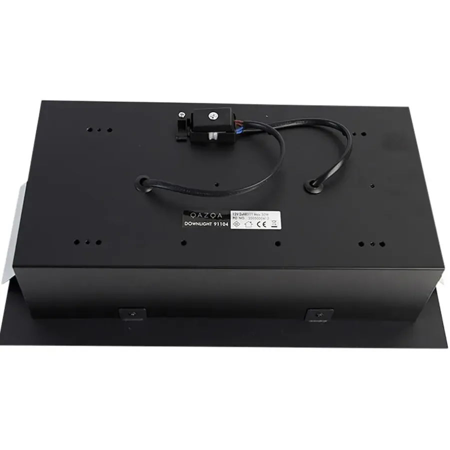 Spots-QAZQA inbouwspots oneon zwart g53
