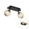 Plafondlampen-QAZQA opbouwspots athens goudkleurig g9