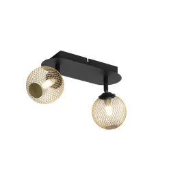 Plafondlampen-QAZQA opbouwspots athens goudkleurig g9
