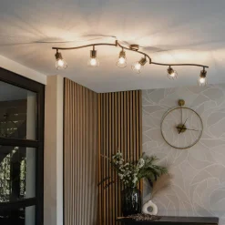 Plafondlampen-QAZQA opbouwspots botu zwart e14