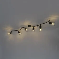 Plafondlampen-QAZQA opbouwspots botu zwart e14