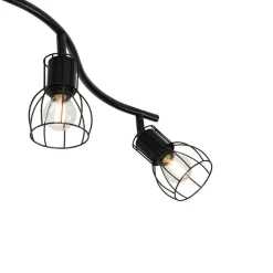 Plafondlampen-QAZQA opbouwspots botu zwart e14