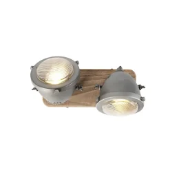 Plafondlampen-QAZQA opbouwspots emado grijs gu10