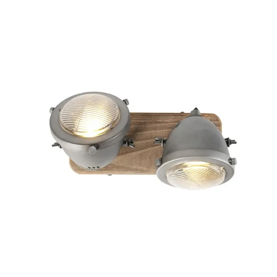 Plafondlampen-QAZQA opbouwspots emado grijs gu10