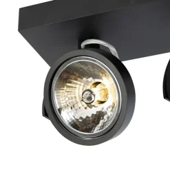 Spots-QAZQA opbouwspots go zwart g9