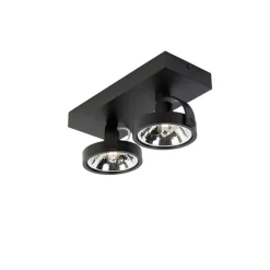 Spots-QAZQA opbouwspots go zwart g9