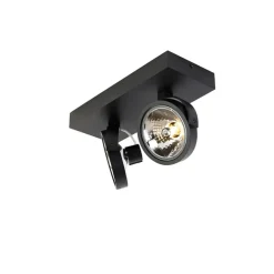 Spots-QAZQA opbouwspots go zwart g9