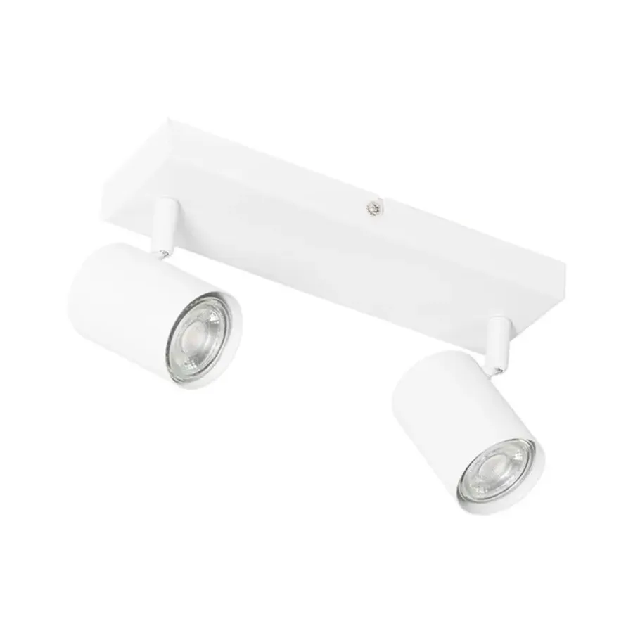 Plafondlampen-QAZQA opbouwspots jeana wit gu10