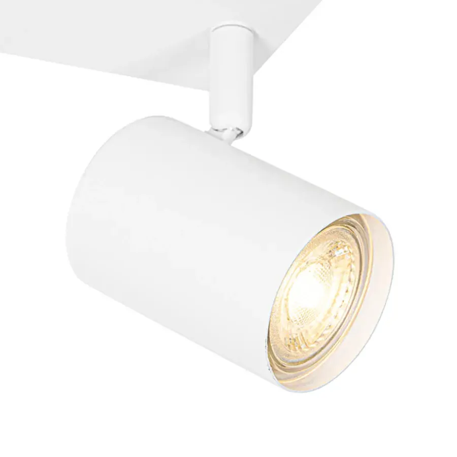 Plafondlampen-QAZQA opbouwspots jeana wit gu10
