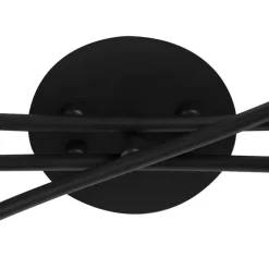 Plafondlampen-QAZQA opbouwspots lofty zwart e14