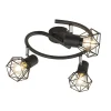 Plafondlampen-QAZQA opbouwspots mosh zwart e14