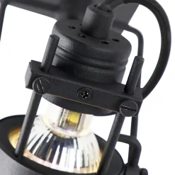 Plafondlampen-QAZQA opbouwspots suplux zwart gu10