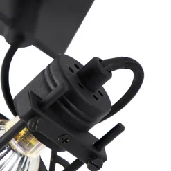 Plafondlampen-QAZQA opbouwspots suplux zwart gu10