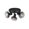 QAZQA opbouwspots teddy zwart e14