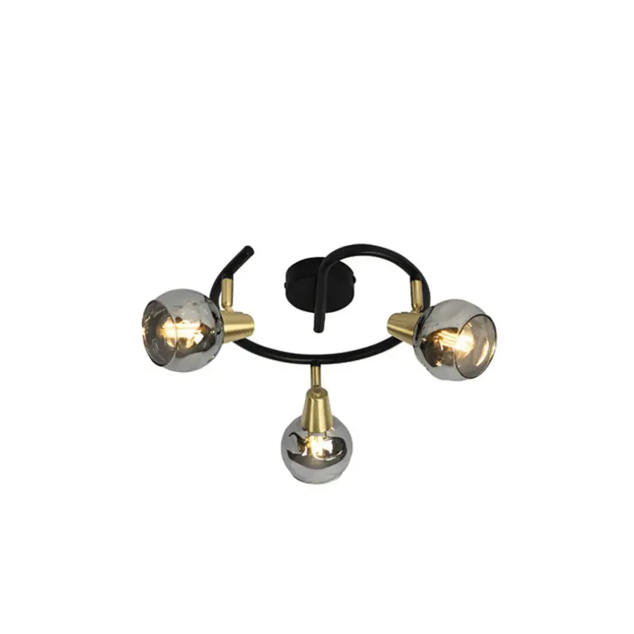 QAZQA opbouwspots vidro goudkleurig e14