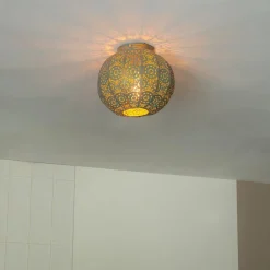 Plafondlampen-QAZQA plafondlampen baloo groen e27