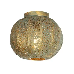 Plafondlampen-QAZQA plafondlampen baloo groen e27