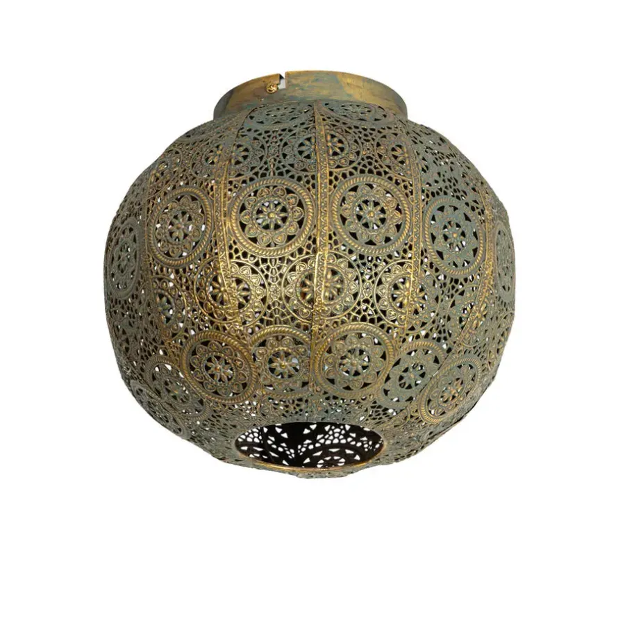 Plafondlampen-QAZQA plafondlampen baloo groen e27