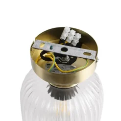 Plafondlampen-QAZQA plafondlampen banci goudkleurig e27