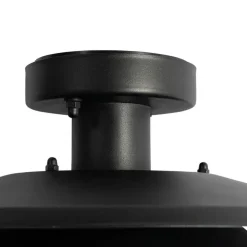 Buitenverlichting-QAZQA plafondlampen buiten morty zwart e27