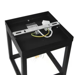Plafondlampen-QAZQA plafondlampen cage zwart e27