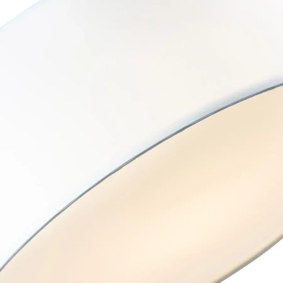 Plafondlampen-QAZQA plafondlampen drum led wit geïntegreerde led