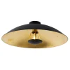 QAZQA plafondlampen emilienne zwart e27