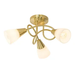 Plafondlampen-QAZQA plafondlampen inez goudkleurig e14