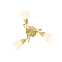Plafondlampen-QAZQA plafondlampen inez goudkleurig e14