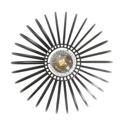 QAZQA plafondlampen johanna zwart e27