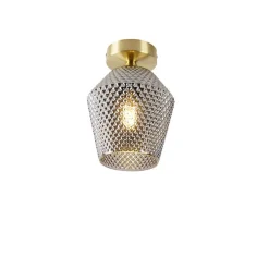 Plafondlampen-QAZQA plafondlampen karce goudkleurig e27