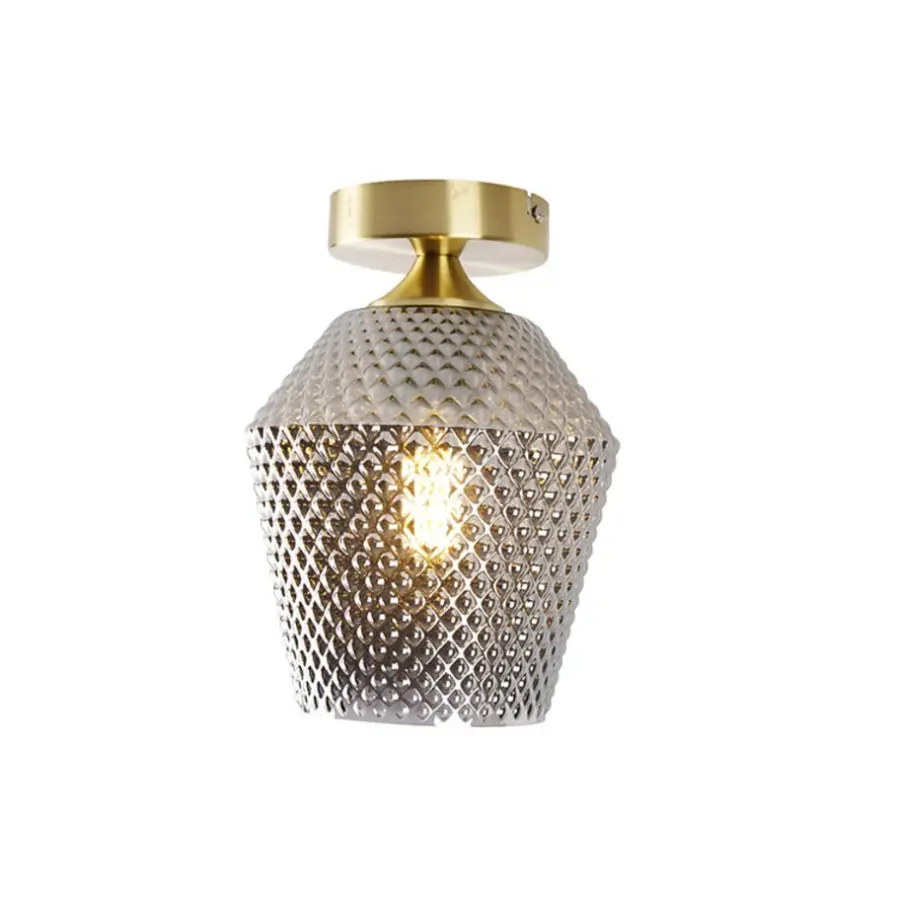 Plafondlampen-QAZQA plafondlampen karce goudkleurig e27